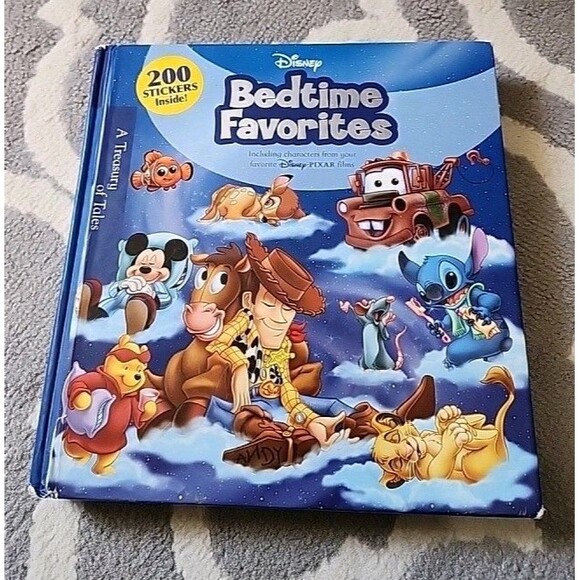 Disney Bedtime 3 Storybook Lot ‐ Frozen Princess Pixar Favorites Kids - Picture 3 of 8